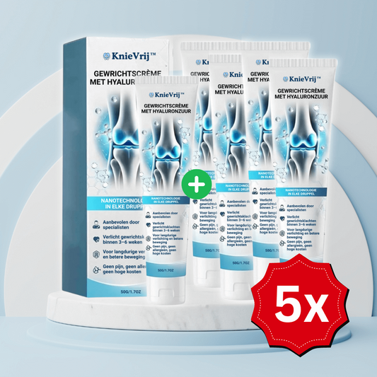 KnieVrij™ Koop 1 en krijg 4 gratis